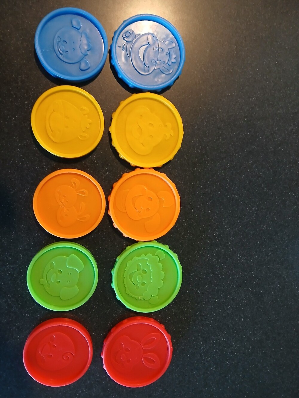 Fisher Price Laugh n Learn Smart Stages Piggy Bank 10 Replacement Coins 2 sizes